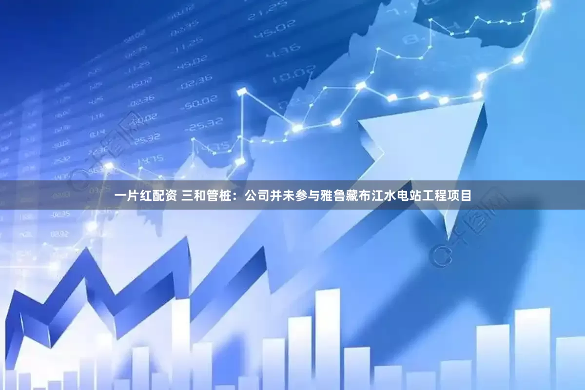 一片红配资 三和管桩：公司并未参与雅鲁藏布江水电站工程项目