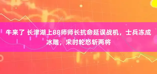 牛来了 长津湖上88师师长抗命延误战机，士兵冻成冰雕，宋时轮怒斩两将